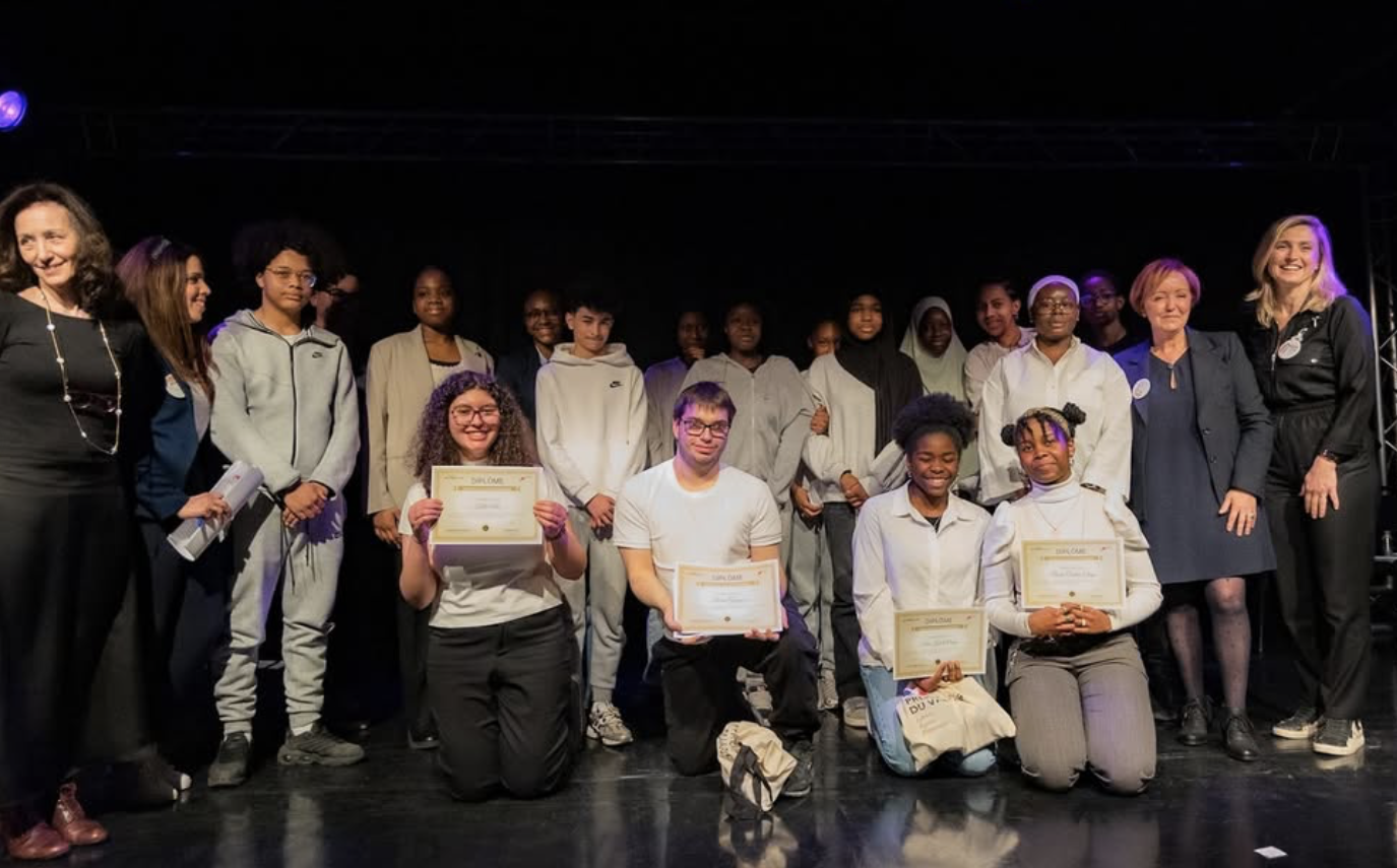 Remise des prix de la finale à Villiers-le-Bel.
